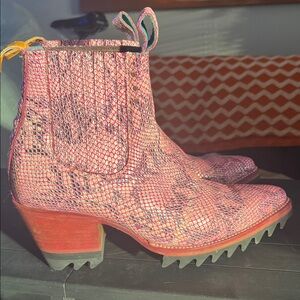 Pistol Pink Custom Chelsea boots
